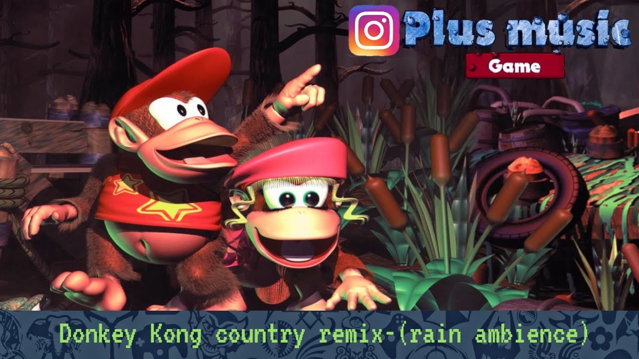 RELAXING DONKEY KONG COUNTRY MUSIC (RAIN AMBIENCE).