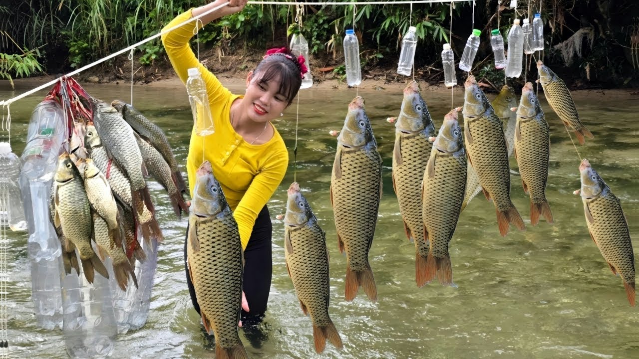Build traps to catch a lot of extremely terrible fish during the flood season.