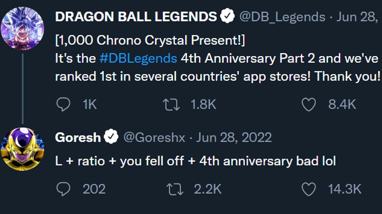 Dragon Ball Legends YouTubers smh