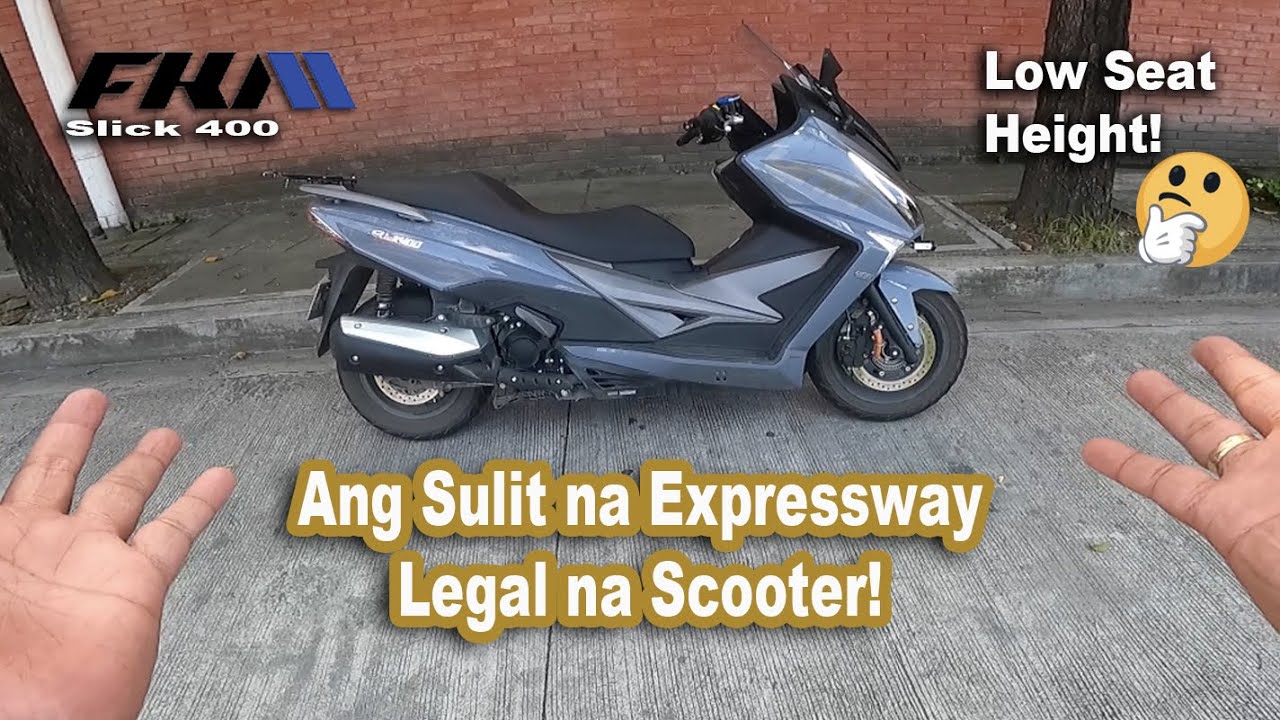First Ride on the FKM Slick 400 Maxi Scooter. Price, Specs and First Look!