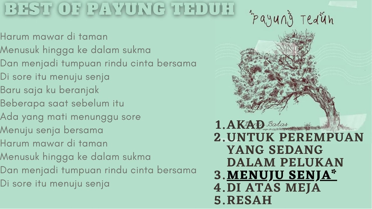 Payung Teduh - Playlist Best Of Payung Teduh