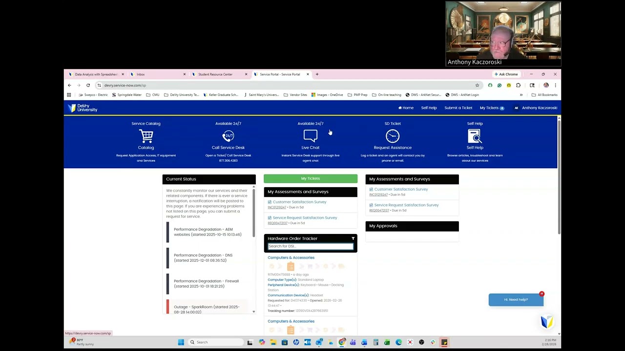 DeVry University Introduction to Canvas