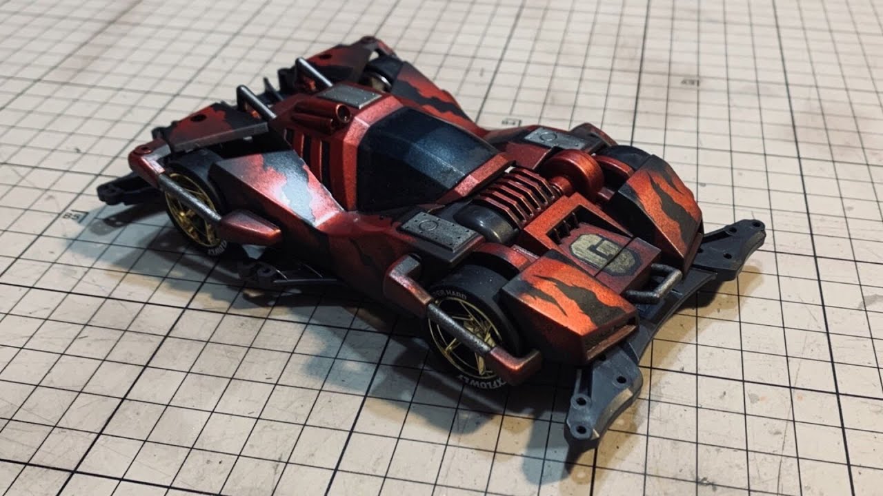 【ミニ四駆】『歴戦のブロッケンギガント』塗装してみた