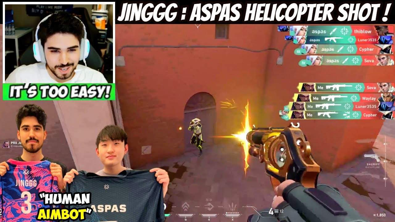 PRX Jinggg & MiBR Aspas Shows How Human Aimbot Looks Like With PRX Patmen Before VCT Game PRX vs XLG