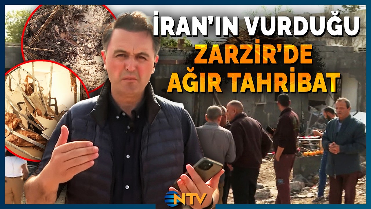 İran - İsrail Savaşı: İran Füzesinin Vurduğu Zarzir’den Görüntüler ve Ağır Tahribat! | NTV