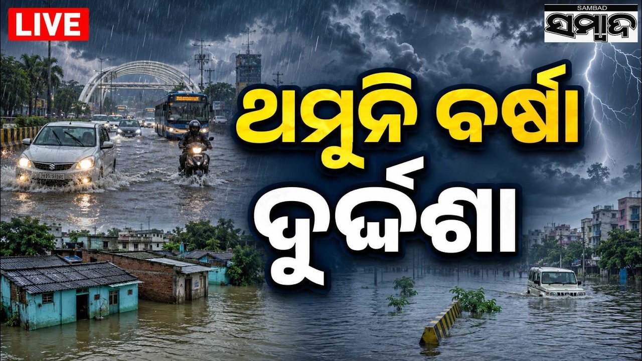 🔴ଥମୁନି ବର୍ଷା ଦୁର୍ଦ୍ଦଶା | Odisha Flood Update: Water Level Rises Again in Baitarani & Kani Rivers