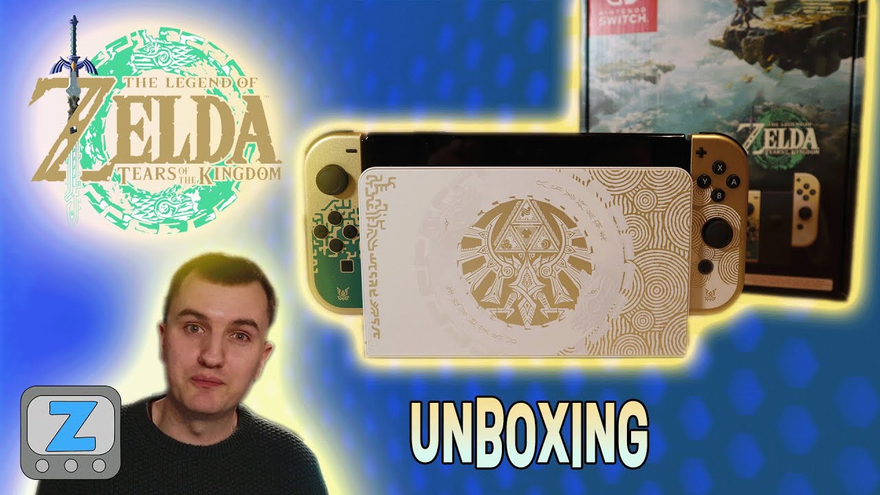 Tears of the Kingdom OLED Switch Unboxing