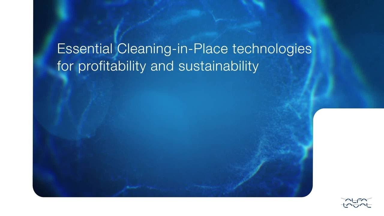 Sustainability optimization with essential Cleaning-in-Place technologies