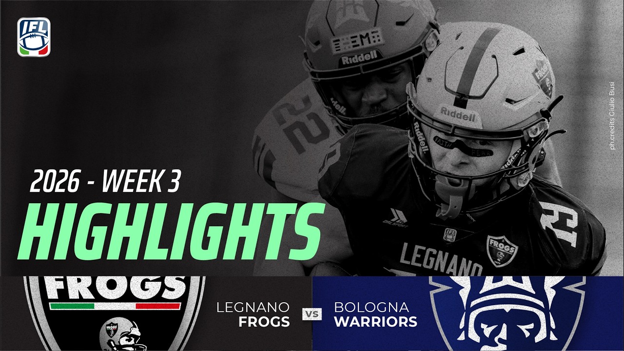 HIGHLIGHTS - Week 3 - Frogs Legnano vs Warriors Bologna