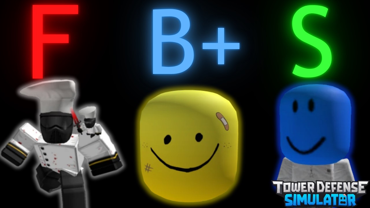 Ranking TDS YouTubers... (Tower Defense Simulator)