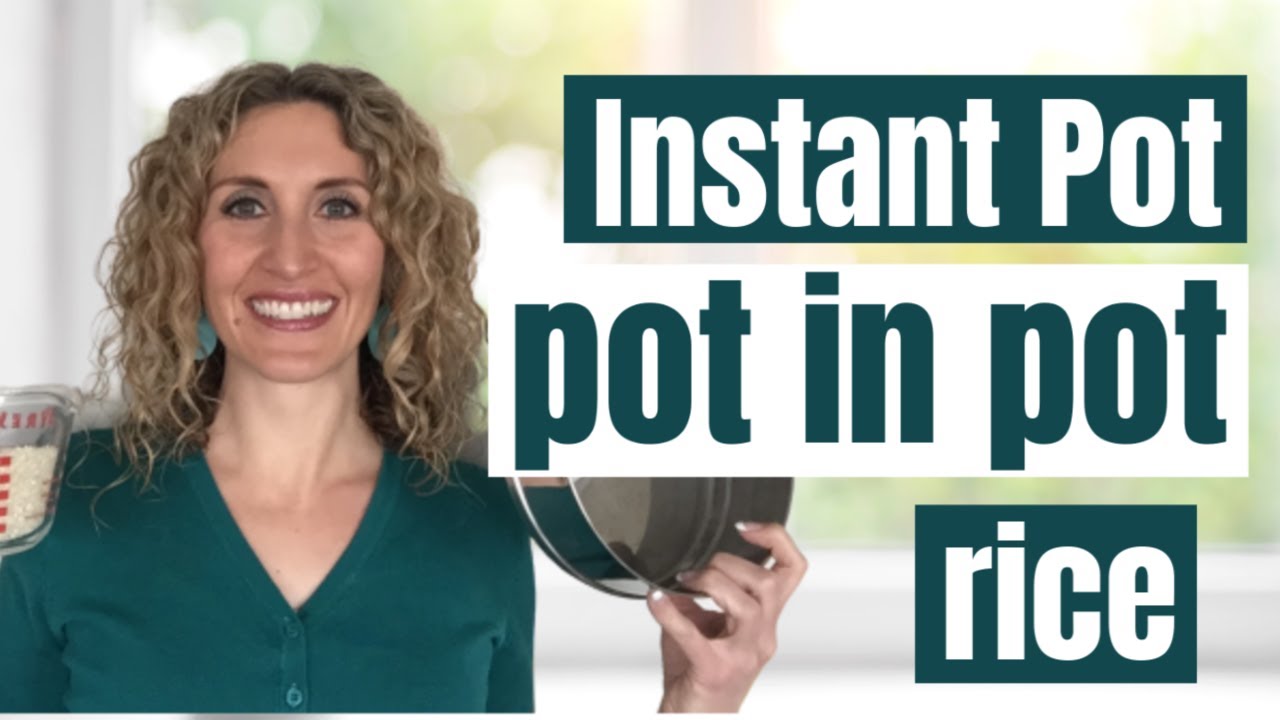 How to make pot-in-pot rice in the Instant Pot--Instant Pot Tips