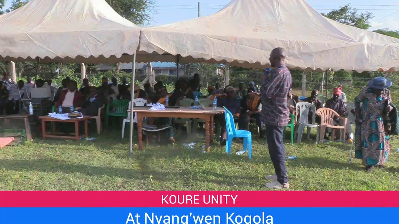 KOURE UNITY MEETING AT NYANG'WEN KOGOLA