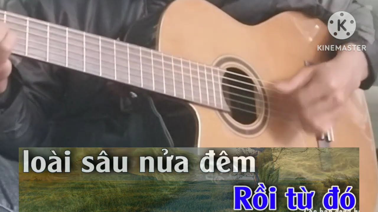 Karaoke Dấu Chân Địa Đàng Tone Nam / Nhật Guitar Đà Nẵng