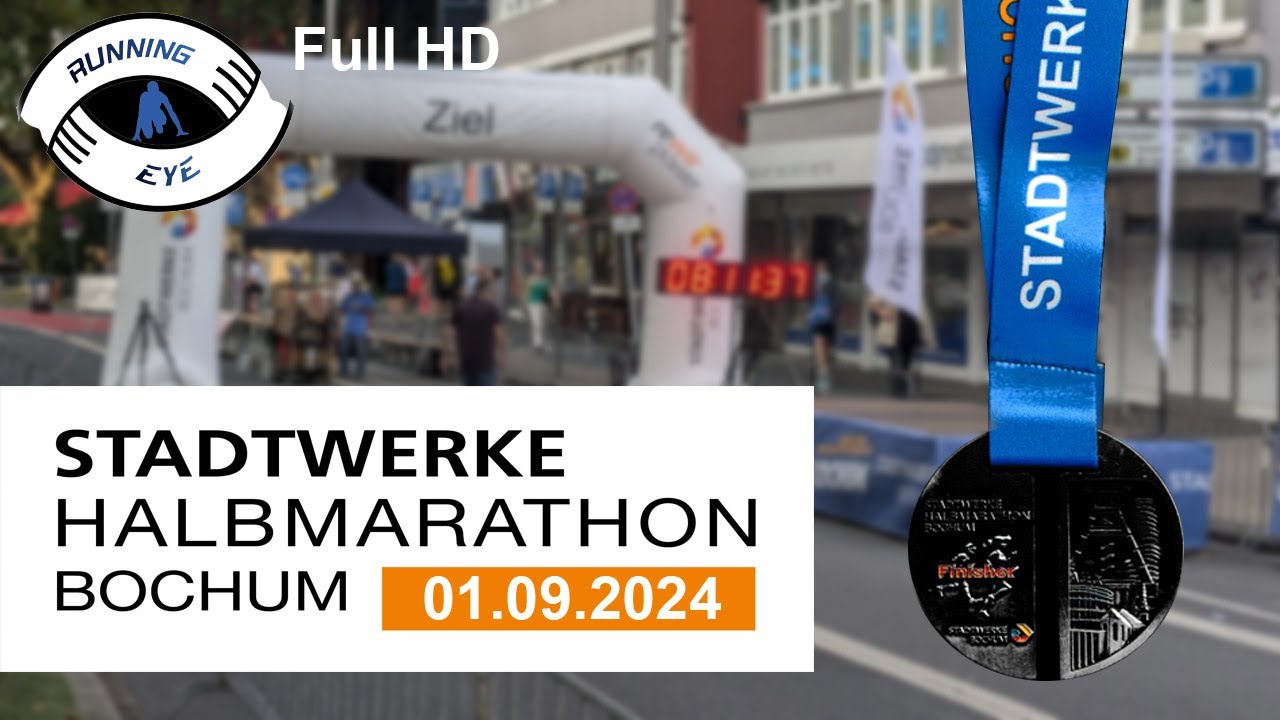 Stadtwerke Halbmarathon Bochum am 01.09.2024 / FullHD