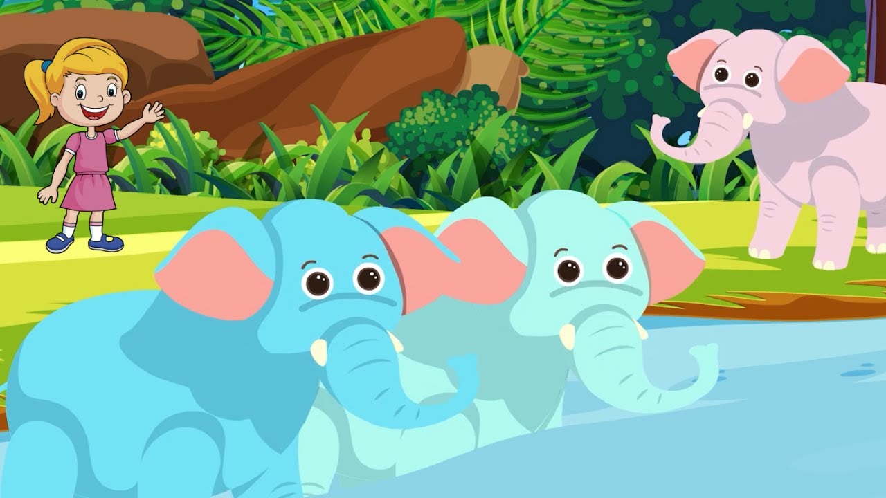 🐘 Ek Mota Hathi | एक मोटा हाथी | Hindi Nursery Rhymes for Kids | #1