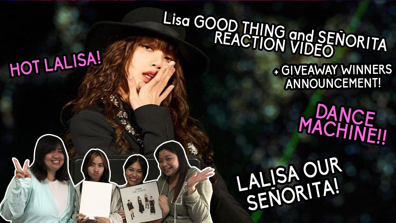 Lisa Good Thing and Senorita Reaction Video + Giveaway Winners Announcement! | Pinkpunk TV