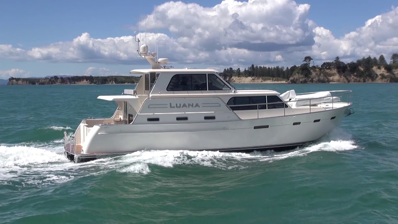 15m Elite Mid-Pilothouse 'Luana'. Lloyd Stevenson Boatbuilders