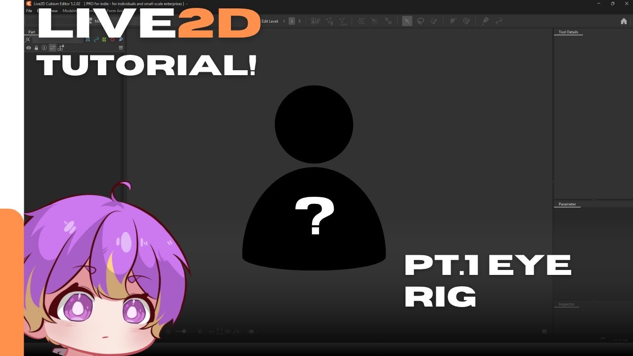 Live2D Step By Step Rigging Tutorial! | Part 1 Eye Rigging [ ID ]