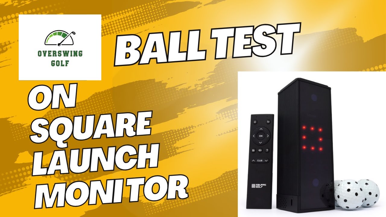 Testing different golf Balls on the Square Golf Launch Monitor