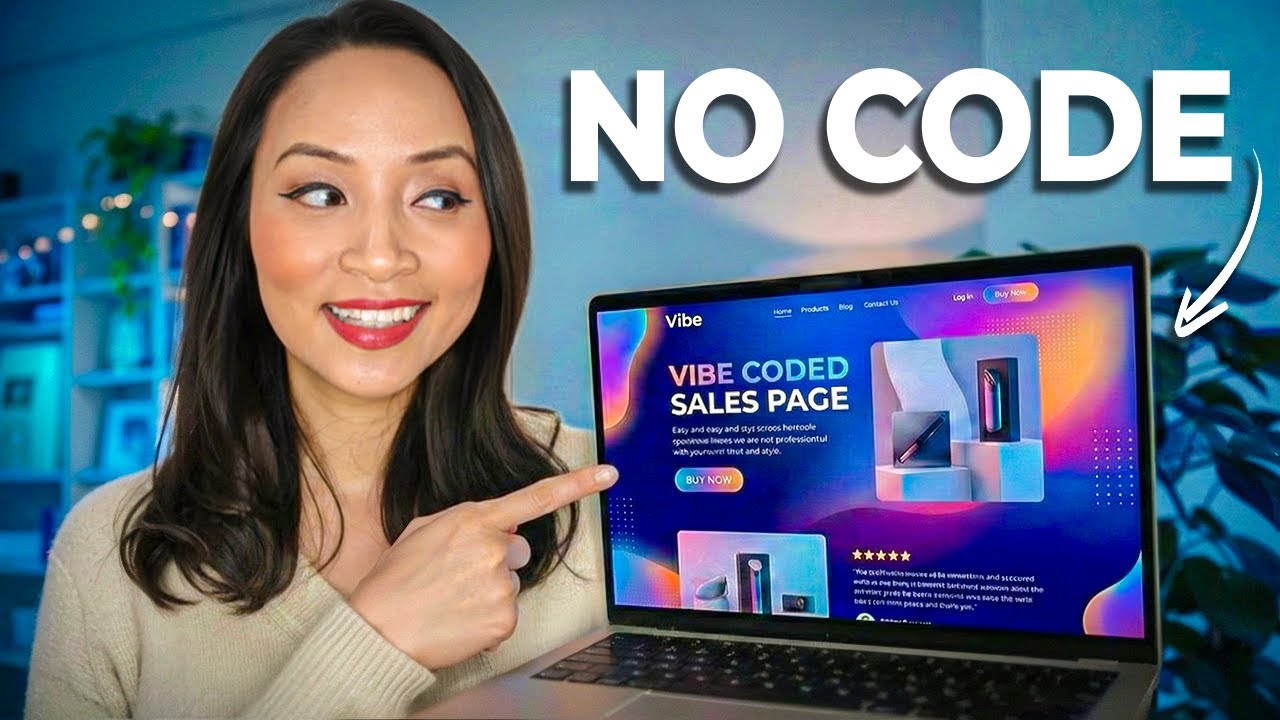 Vibe Coding: Я создал продающую страницу без использования кода.