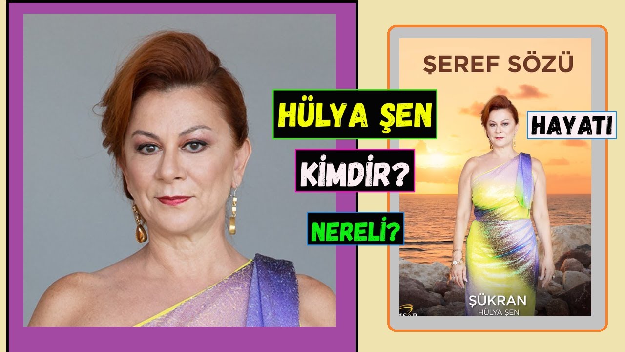 ŞEREF S&Ouml;Z&Uuml; Ş&uuml;kran Kim? H&uuml;lya Şen Kimdir Nereli?