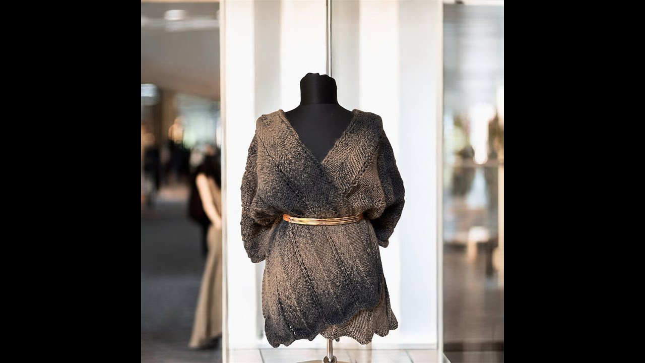 Çok kolay! | Ajurlu şal modeli anlatımı... #ajur #örgü
