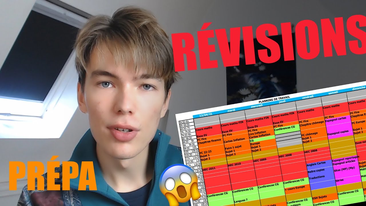 Mon planning de révision et conseils écrits bce !! - Prépa ECE au lycée Henri IV