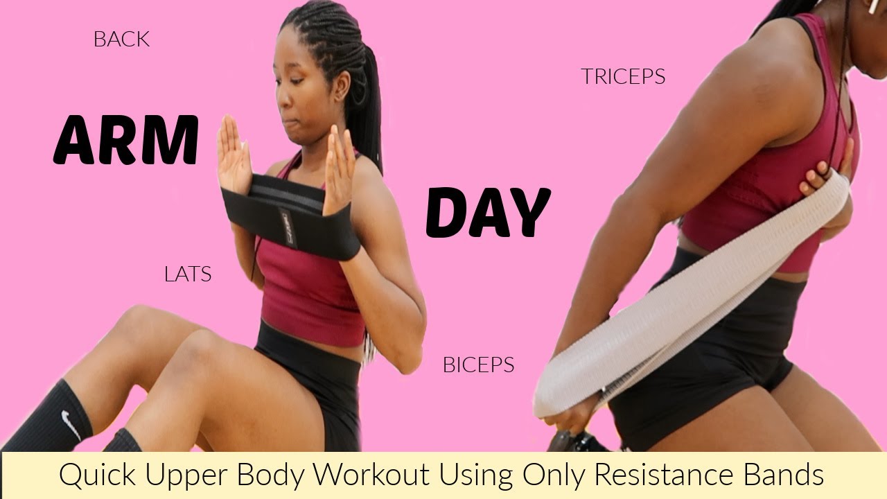 Upper Body Workout using only Resistance Bands