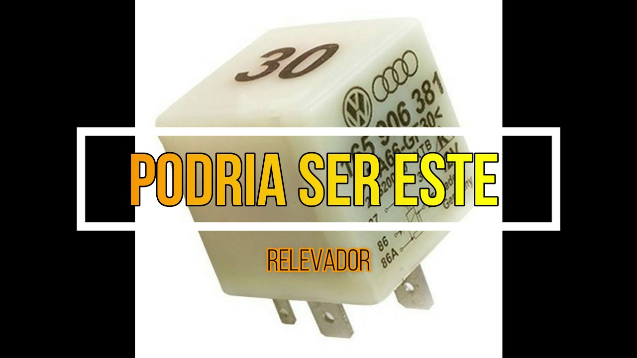relevador 30  voltajes a la computadora como saber si falla mi relevador 30