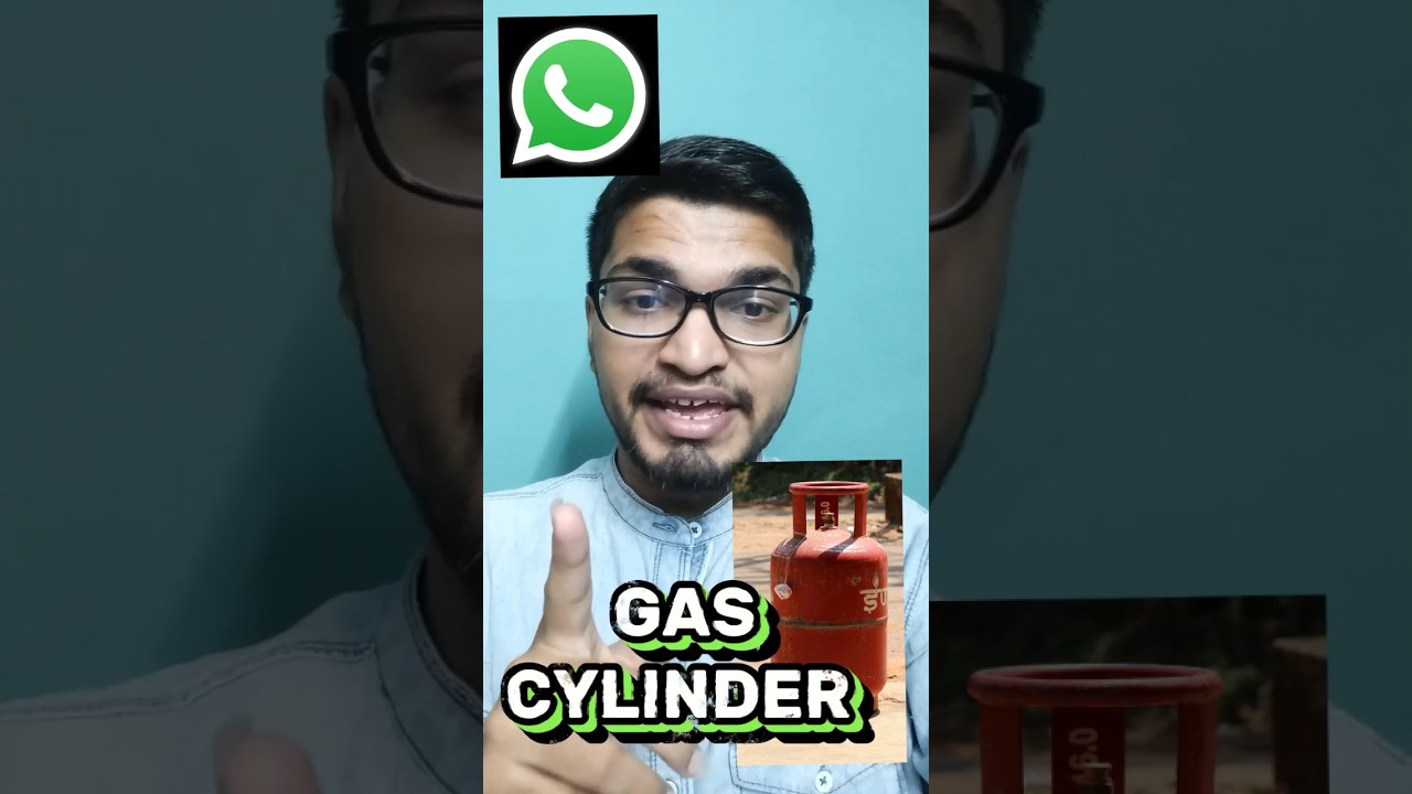 How to Book Gas Cylinder through WhatsApp ✅ #shorts #kannada #viral