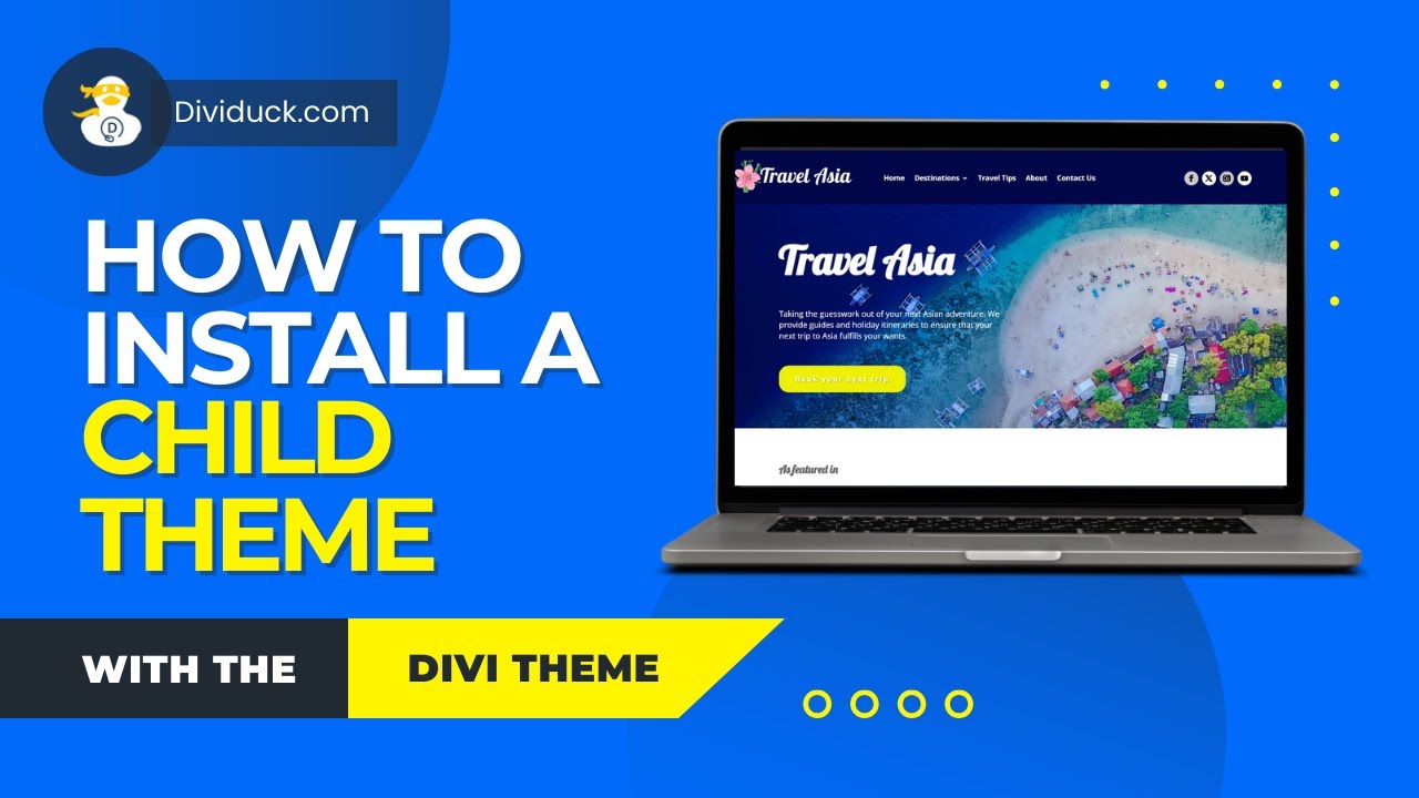 How to install a child theme for Divi