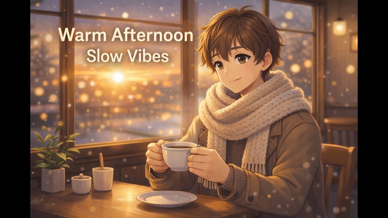 [Playlist] Warm Afternoon ☕ Slow Vibes for a Cozy Winter Café (3H)달달 감성up!(광고없음)