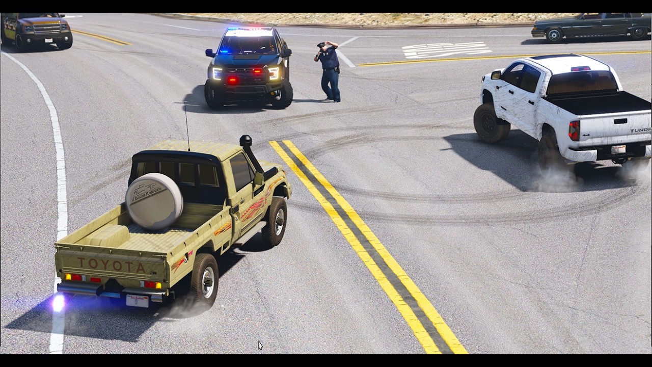 قراند 5: شرطي يكره راعي الشاص ولاكن حدث موقف قلب الموازين: GTA V