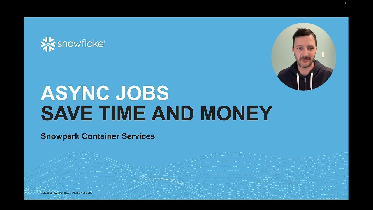 Snowpark Container Services Async Jobs