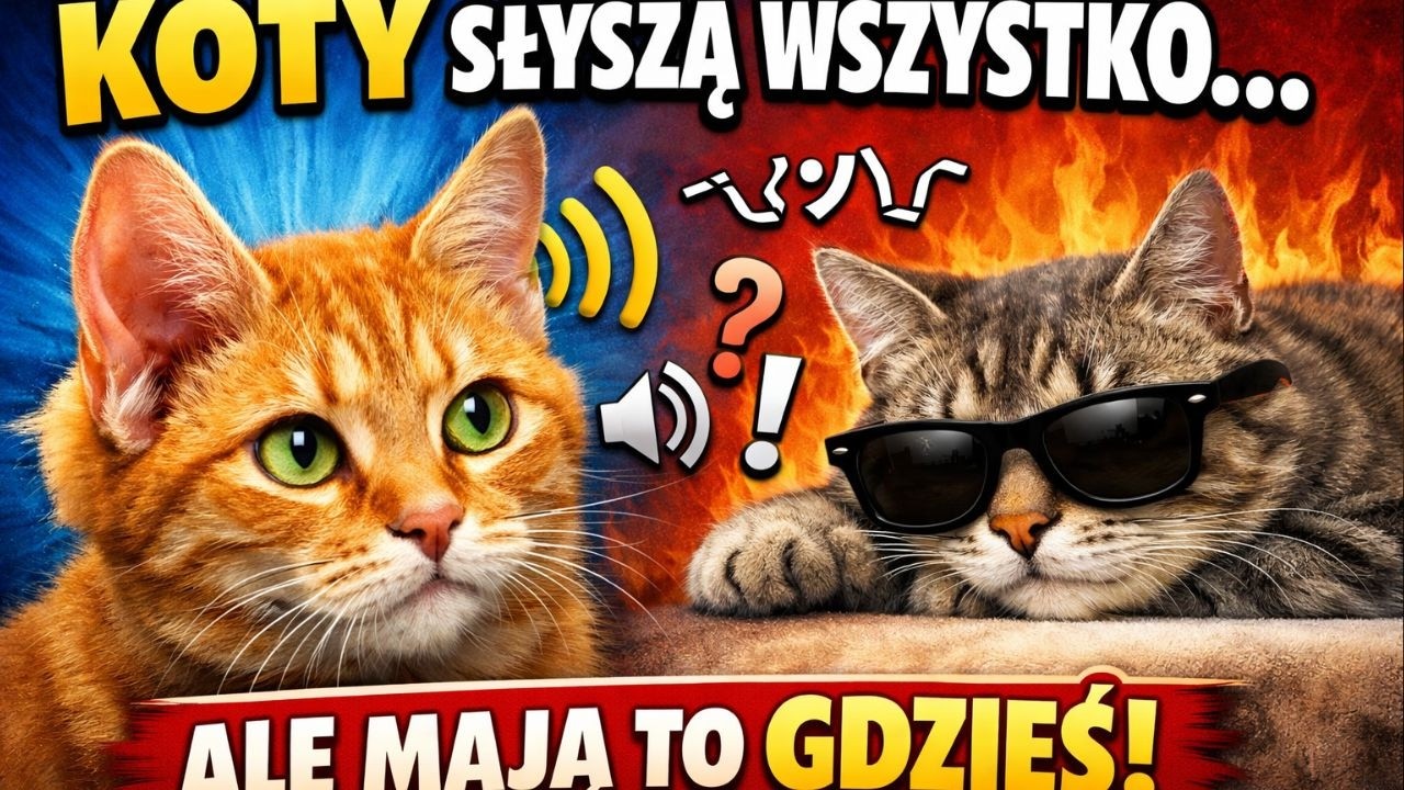 Koty słyszą wszystko, ale mają to gdzieś?