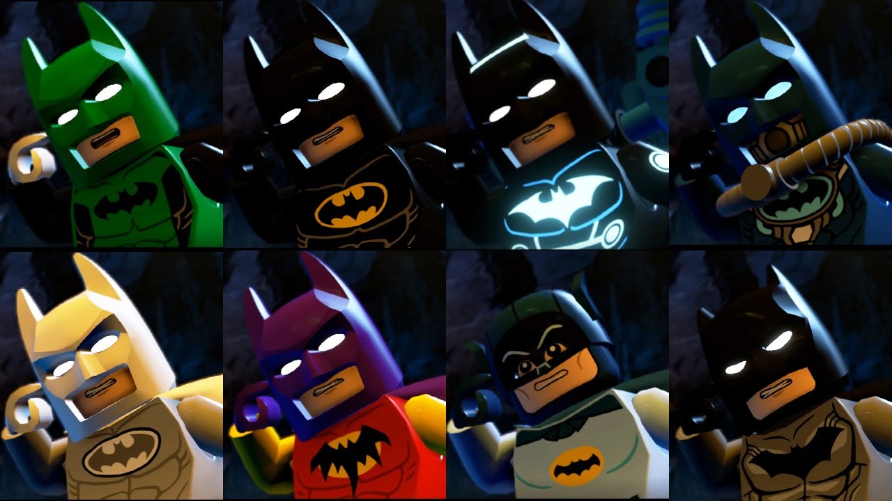 All Batman Suits in LEGO Batman 3 Cutscene (Part 1)