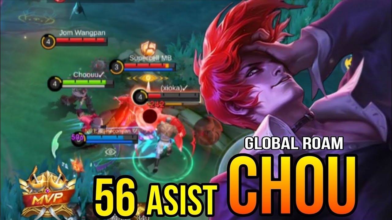 WHEN CHOU ROAM 100%WIN!! UNSTOPPABLE BACK-UP(new season )-MUST WATCH-#MLBB