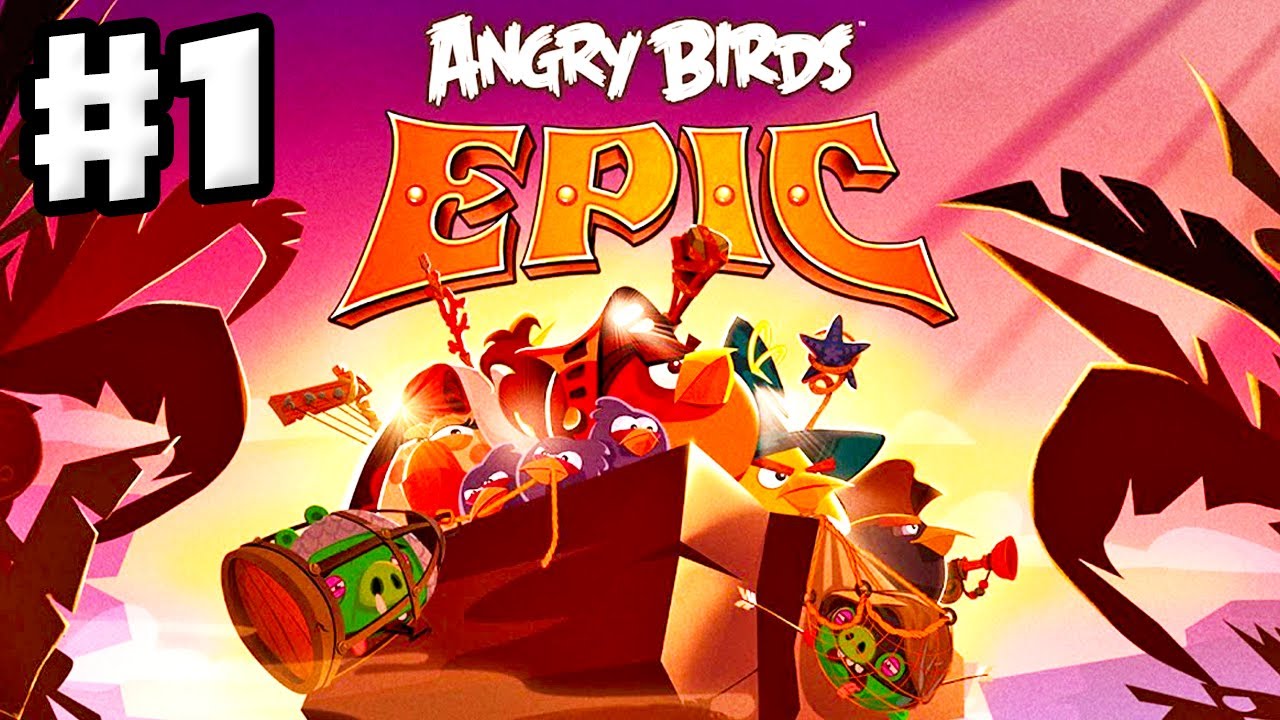 Angry Birds Epic - Gameplay Walkthrough Part 1 - Red and Chuck at Piggy Island (iOS, Android)