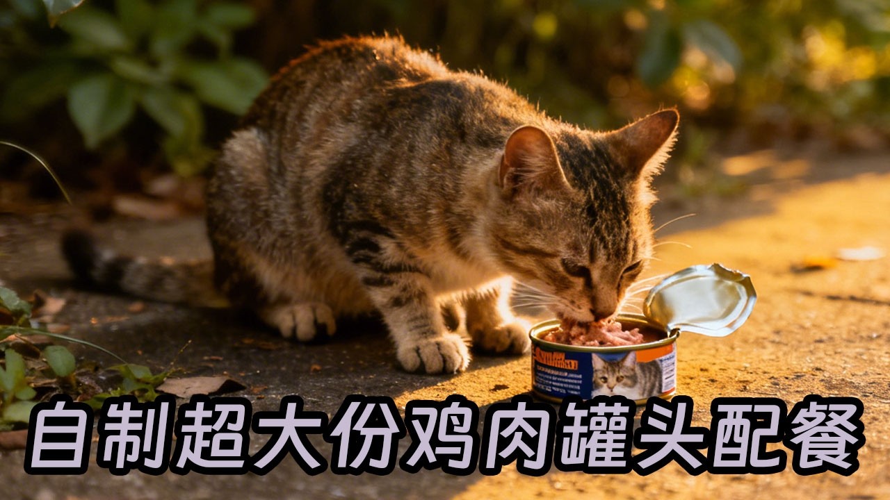 花2小時給流浪貓做飯，沒想到它們全都記得我，被圍住的畫面直接融化！