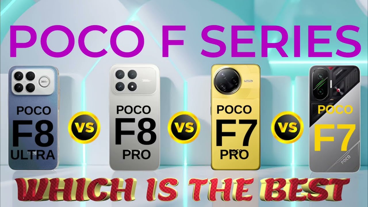 poco f series comparison 