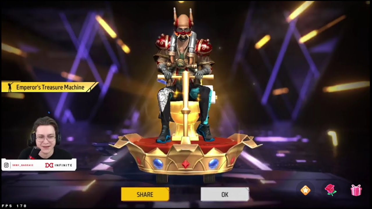 King Seby sparge dmd la toate Eventurile de pe Free Fire!🥺💗