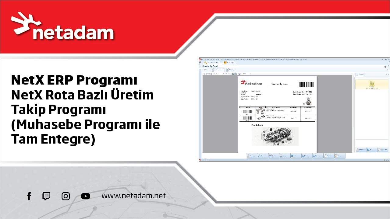 Rota Bazlı Üretim Takip Programı (Muhasebe Programı ile Tam Entegre)