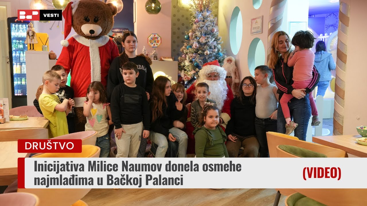 Inicijativa Milice Naumov donela osmehe najmlađima u Bačkoj Palanci