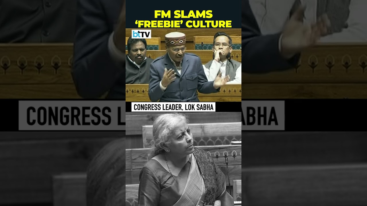 FM Nirmala Sitharaman Slams Political Freebies By States In This Lok Sabha Debate With Congress