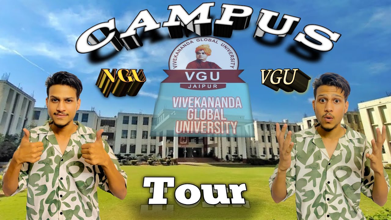 Vivekanand Global University Jaipur | VGUUniversity Campus Tour | Vlog | Admission |Fees