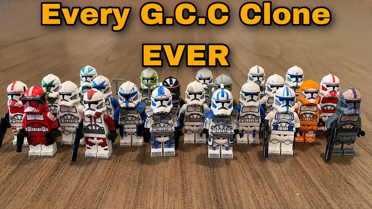 Every G.C.C Clone Trooper EVER MADE... (Complete Showcase)