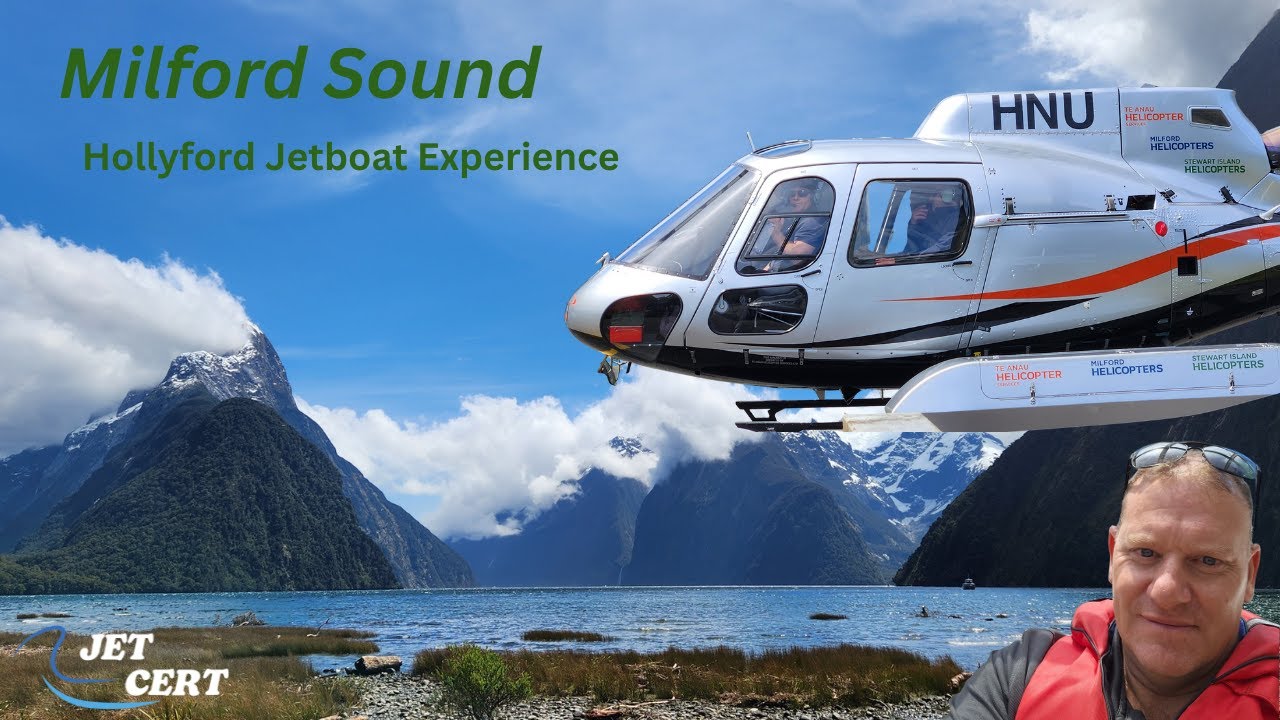 Milford Sound by Helicopter & Jet boating the Hollyford River with Guided Walks New Zealand