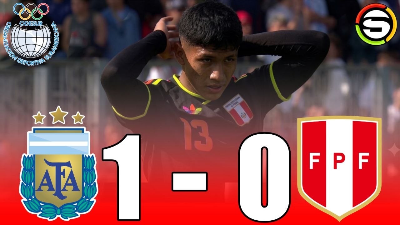 💔 &iexcl;PER&Uacute; CAE en SEMIFINALES! RESUMEN: Argentina 1-0 🇵🇪 y la BICOLOR fuera de la final ODESUR 2026