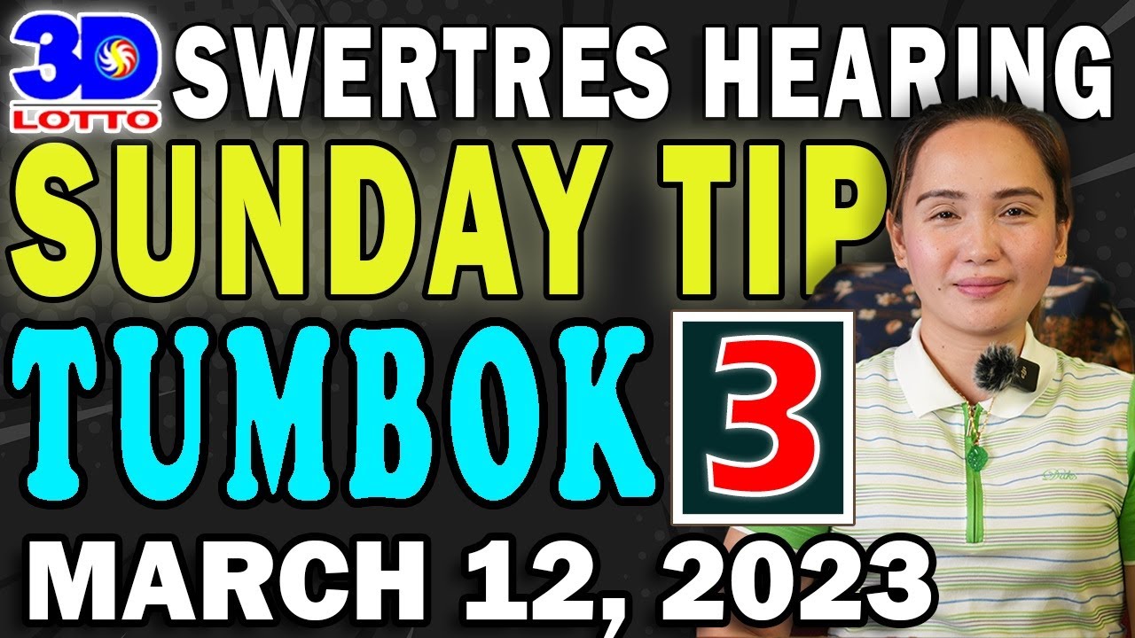 SWERTRES 3D HEARING Today March 12, 2023