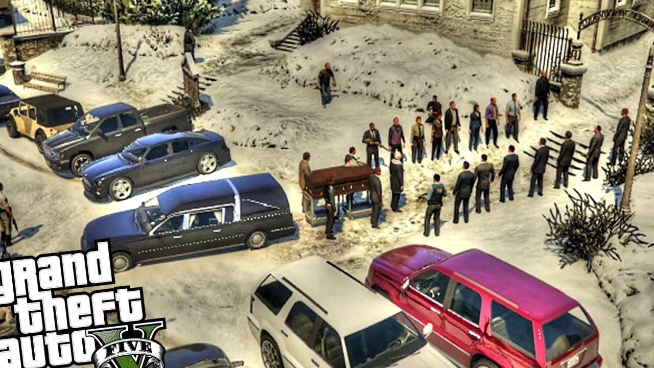 Funeral in North Yankton - GTA 5 PC MOD
